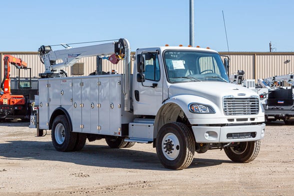 New Stellar 12630 TMAX 2-14 service body on New Freightliner M2 106