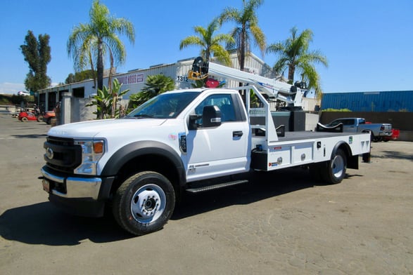 New Stellar 7630 TMAX LP-14 LP gas body on New Ford F-600