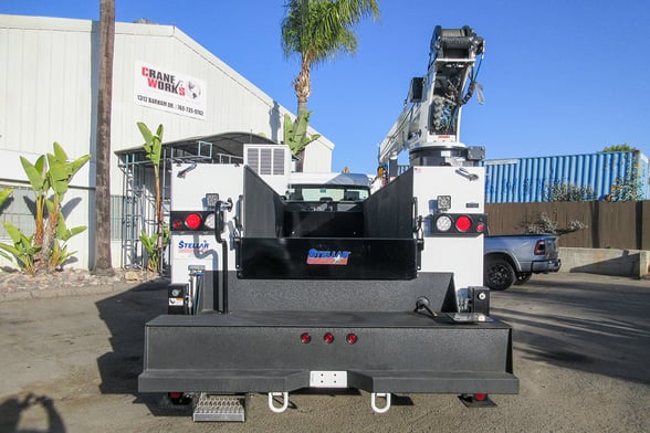 New Stellar 12630 TMAX 2-14 service body on New Freightliner M2 106