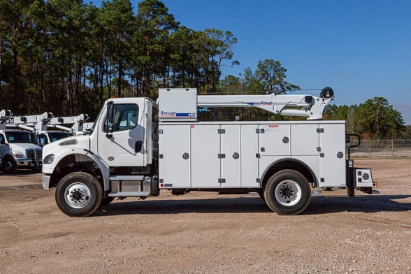 New Stellar 12630 TMAX 2-14 service body on New Freightliner M2 106