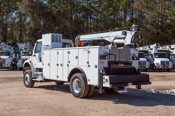 New Stellar 12630 TMAX 2-14 service body on New Freightliner M2 106