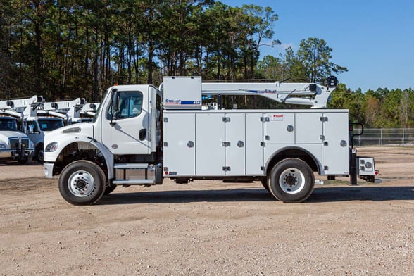 New Stellar 12630 TMAX 2-14 service body on New Freightliner M2 106