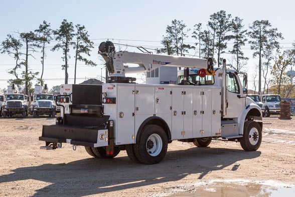 New Stellar 12630 TMAX 2-14 service body on New Freightliner M2 106