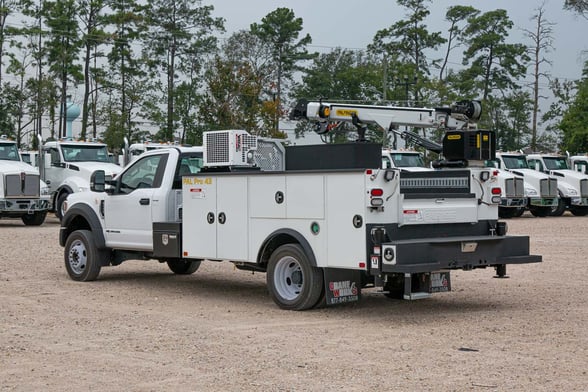 New Palfinger PSC 6025 Hydraulic with PAL Pro 43 service body on New Ford F-550