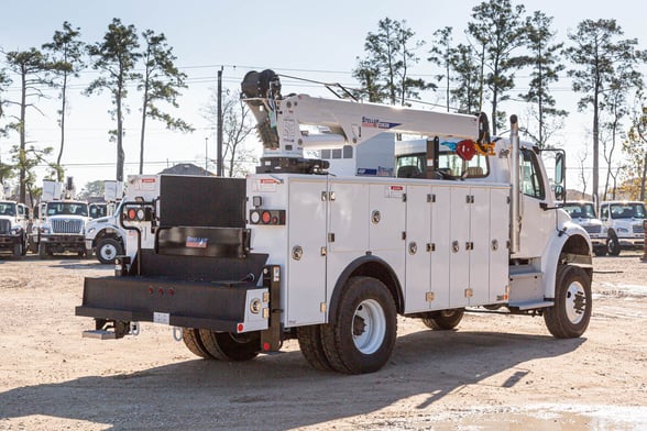 New Stellar 12630 TMAX 2-14 service body on New Freightliner M2 106