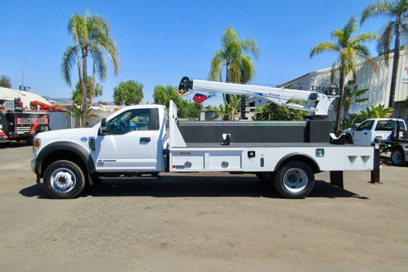 New Stellar 7630 TMAX LP-14 LP gas body on New Ford F-600