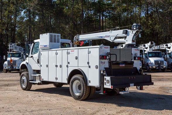 New Stellar 12630 TMAX 2-14 service body on New Freightliner M2 106