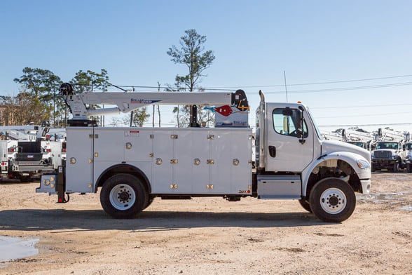 New Stellar 12630 TMAX 2-14 service body on New Freightliner M2 106