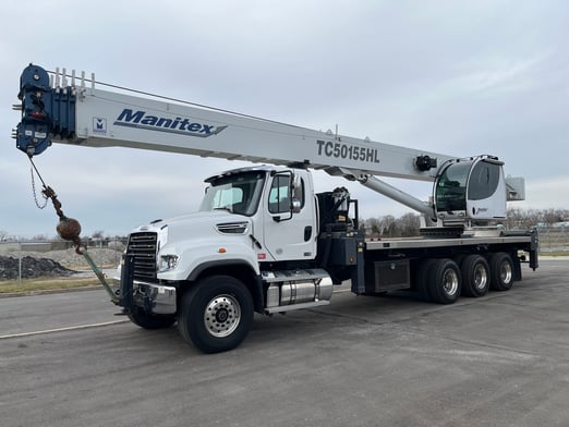 Used 2022 Manitex TC50155HL on Used 2022 Freightliner 114SD