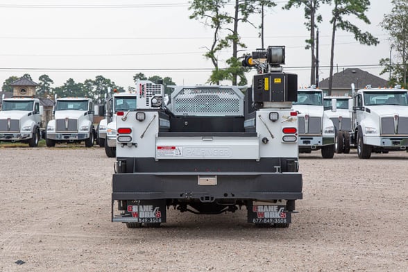 New Palfinger PSC 6025 Hydraulic with PAL Pro 43 service body on New Ford F-550