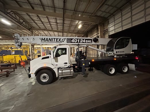 New Manitex 40124SHL SWB on New Kenworth T880