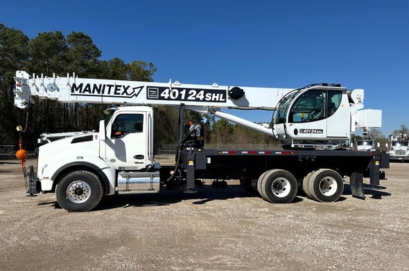 New Manitex 40124SHL SWB on New Kenworth T880