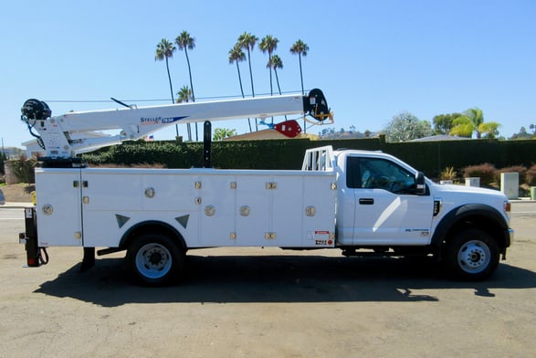 New Stellar 7630 TMAX LP-14 LP gas body on New Ford F-600