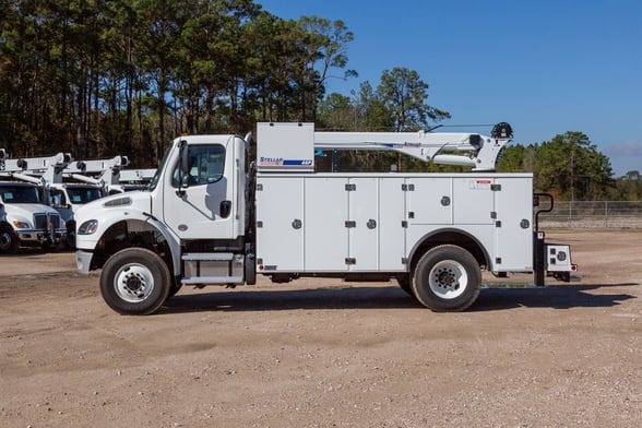 New Stellar 12630 TMAX 2-14 service body on New Freightliner M2 106