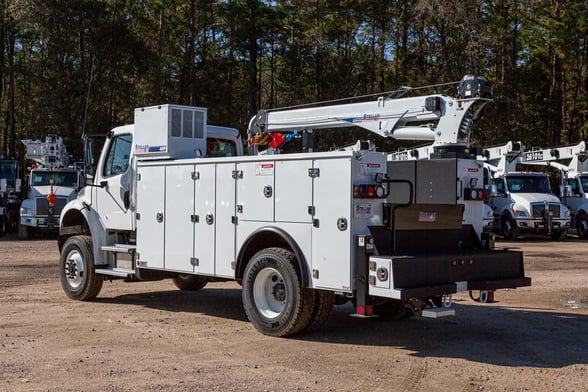 New Stellar 12630 TMAX 2-14 service body on New Freightliner M2 106