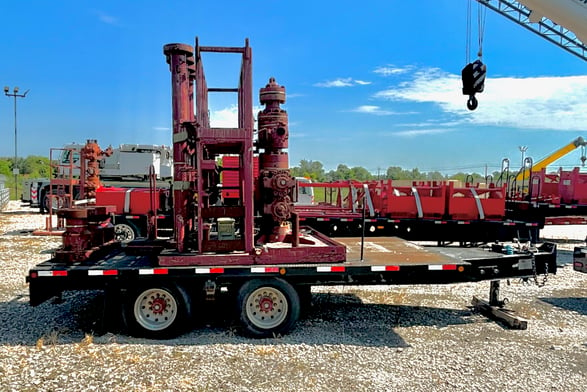 Used 2015 Texas Oil Tools BOP and trailer