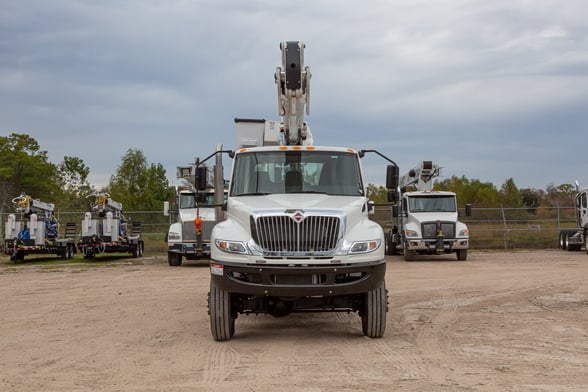 Used 2023 Versalift VN-555-MHI on Used 2024 International HV607