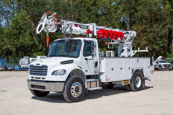 Used 2024 Terex Commander 4047 on Used 2024 Freightliner M2 106 Plus