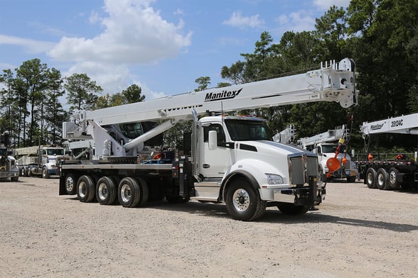 Used 2019 Manitex TC50155HL on Used 2020 Kenworth T880