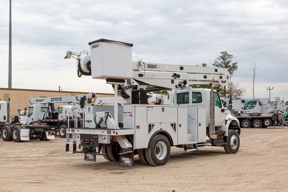 Used 2023 Versalift VN-555-MHI on Used 2024 International HV607