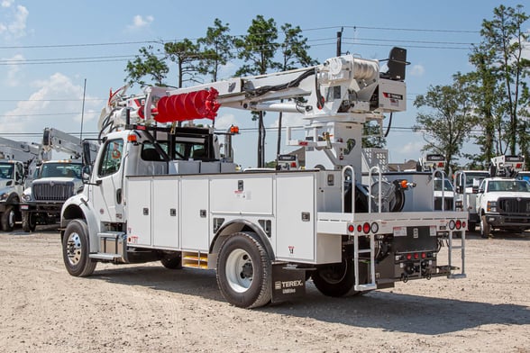 Used 2024 Terex Commander 4047 on Used 2024 Freightliner M2 106 Plus