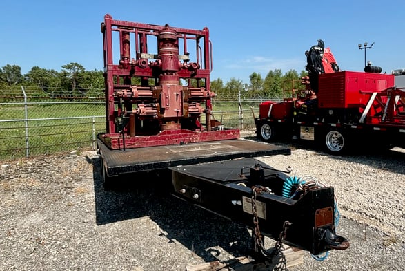 Used 2015 Texas Oil Tools BOP and trailer