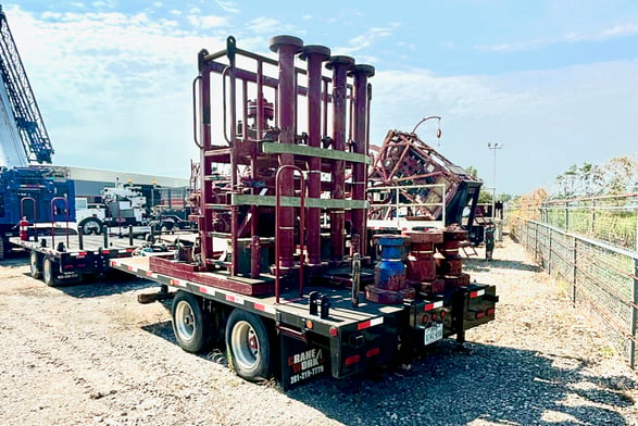 Used 2015 Texas Oil Tools BOP and trailer