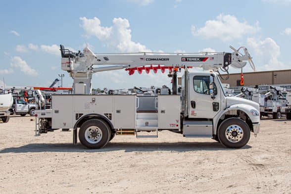 Used 2024 Terex Commander 4047 on Used 2024 Freightliner M2 106 Plus