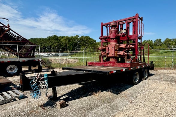 Used 2015 Texas Oil Tools BOP and trailer