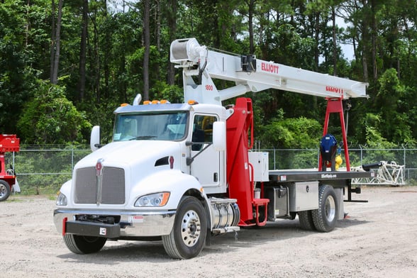 Used 2018 Elliott 1870F on Used 2019 Kenworth T370