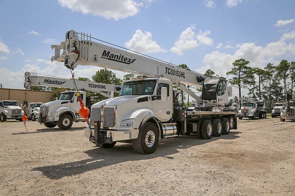 Used 2019 Manitex TC50155HL on Used 2020 Kenworth T880