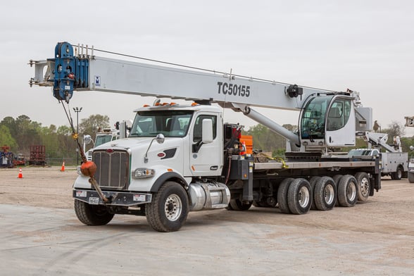 Used 2018 Manitex TC50155HL on Used 2019 2019 Peterbilt 567