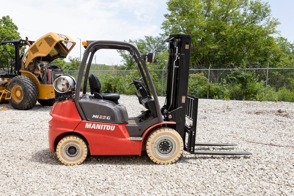 New Manitou MI 25G Pneumatic Tire Forklift