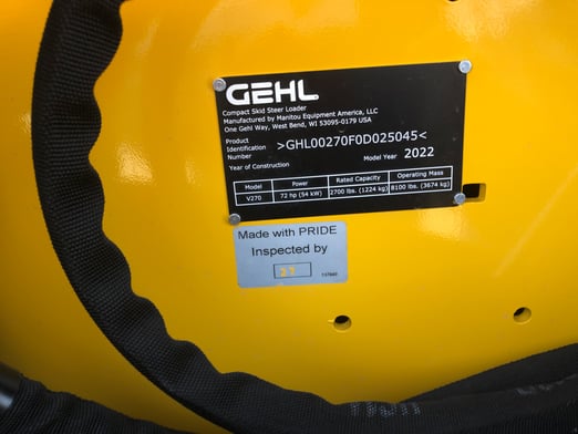 New Gehl V270 Gen 2 Skid Steer