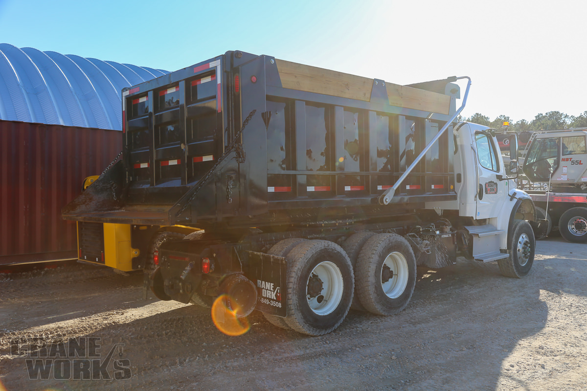 Used 2017 hi-rail rotary dump truck for sale or rent #RD-008