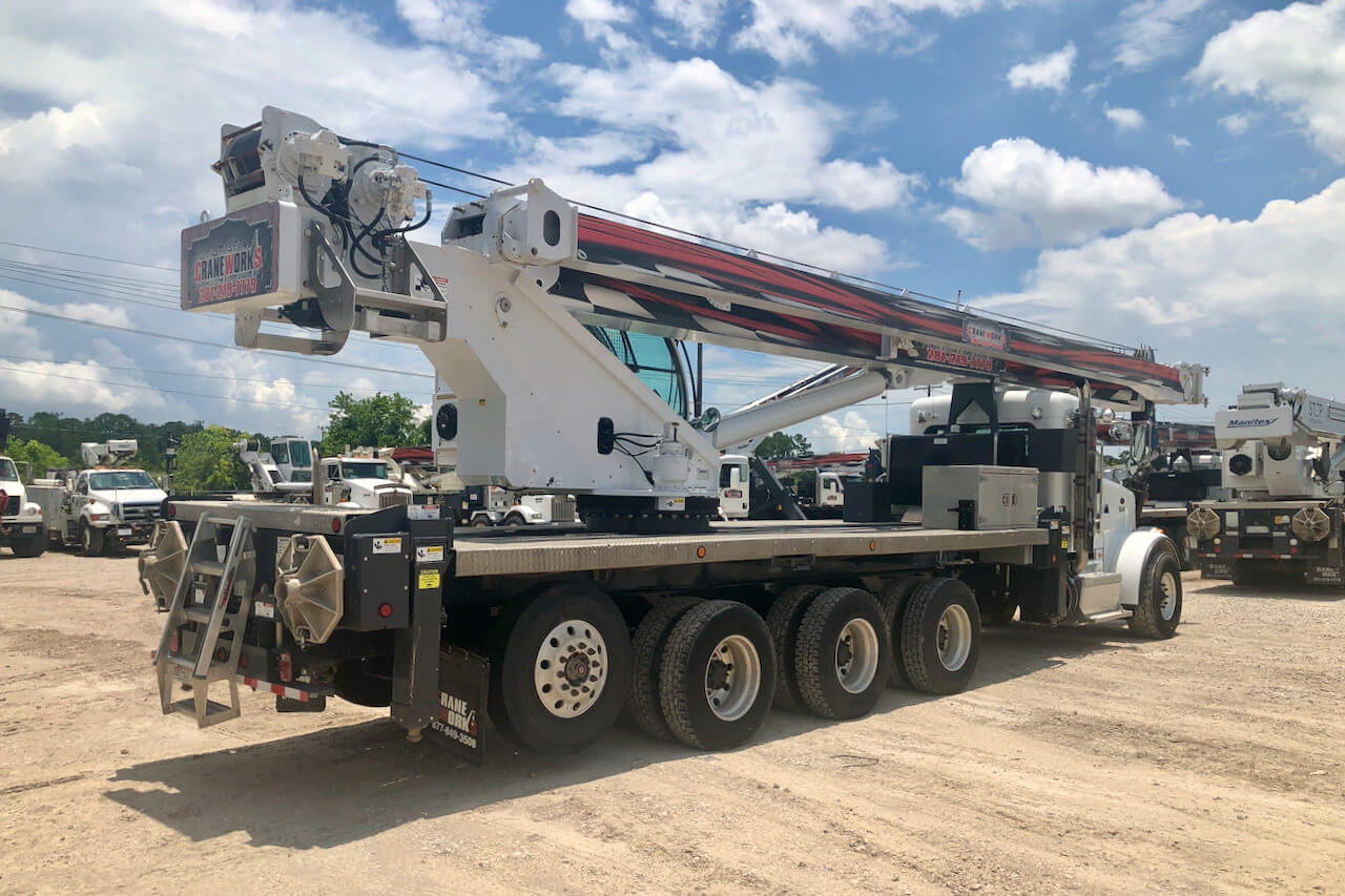 SOLD Used 2017 Manitex 50155S boom truck for sale or rent #50-041